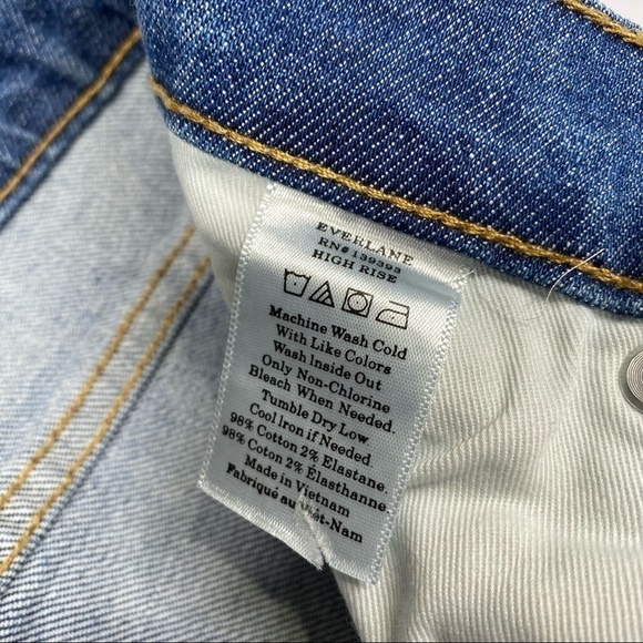 EVERLANE High Rise Jeans Size 27 Regular - Picture 7 of 7